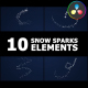 Snow Sparks Elements | DaVinci Resolve - VideoHive Item for Sale