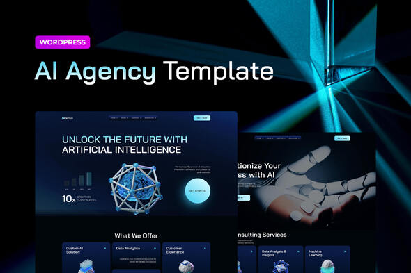 AiNexa – AI Agency Elementor Pro Template Kit – 0 Sold!