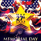 Memorial Day Weekend Party Flyer Template - GraphicRiver Item for Sale