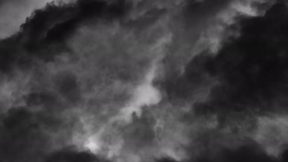 4k gray cumulonimbus clouds moving toward the sky