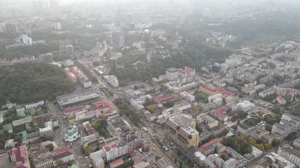 Kyiv - the Capital of Ukraine. Aerial View. Kiev