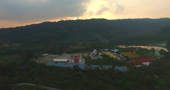 Aerial View Visaka Phuja Park