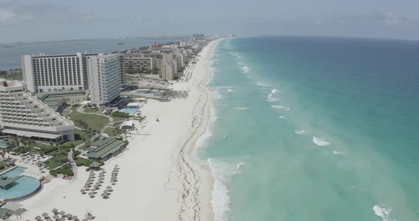 Zona Hotelera De Cancun Caribe Mexico  