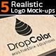 5 Realistic Logo Mock-ups - Set 1 - GraphicRiver Item for Sale
