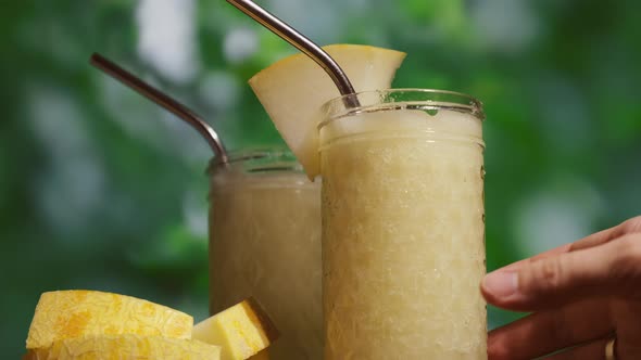 Melon Smoothie Cocktails