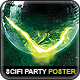 Scifi Party Movie Poster - GraphicRiver Item for Sale