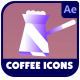 Coffee House Icons And Titles for Affects - VideoHive Item for Sale
