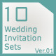 10 Wedding Invitations Sets - GraphicRiver Item for Sale