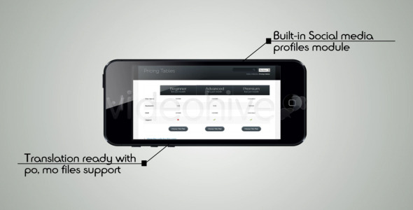 Clean Responsive Theme Showcase alt