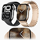Apple Watch Series 10 Jet Black and Titanium Gold - 3DOcean Item for Sale
