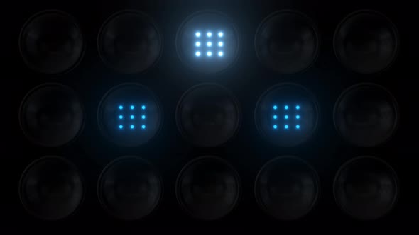 12 Blue Light Flashing Loop  4k Pack alt