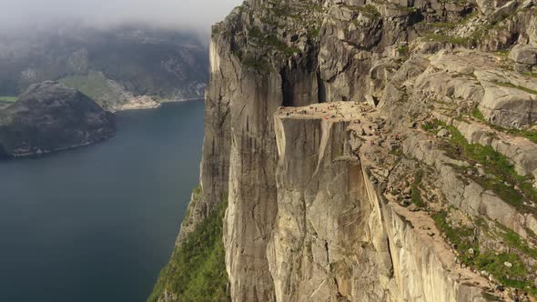 Pulpit Rock Preikestolen Beautiful Nature Norway