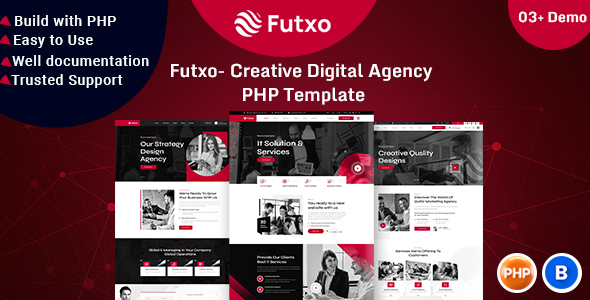 Futxo- Creative Digital Agency PHP Template – 0 Sold!