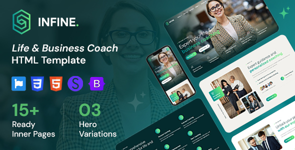 Infine - Life Coach and Business Coach HTML Template