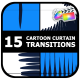 Cartoon Curtain Transitions | FCPX - VideoHive Item for Sale