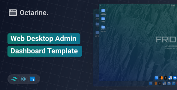 Octarine – Web Desktop React Tailwind Admin Template – 0 Sold!