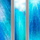 Blue Rain Banners Abstract Water Background Design - GraphicRiver Item for Sale