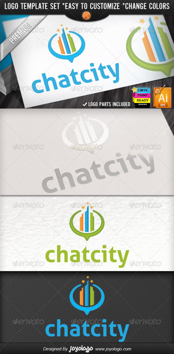 Mappings Buildings Locator Retro City Chat Logo