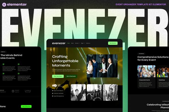 Evenizer - Event Organizer Elementor Template Kit