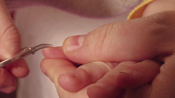 Cutting Nails For Child