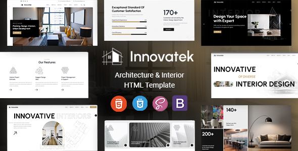 Innovatek – Architecture & Interior HTML Template – 0 Sold!