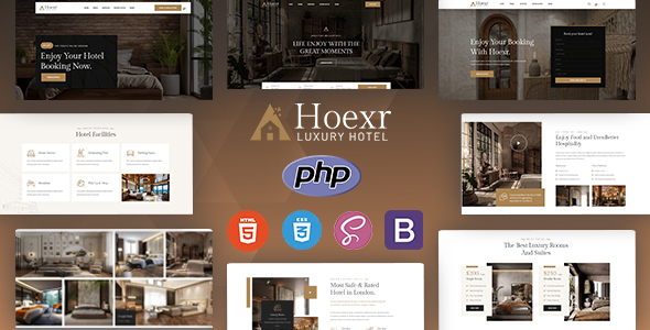 Hoexr – Hotel Booking PHP Template – 0 Sold!