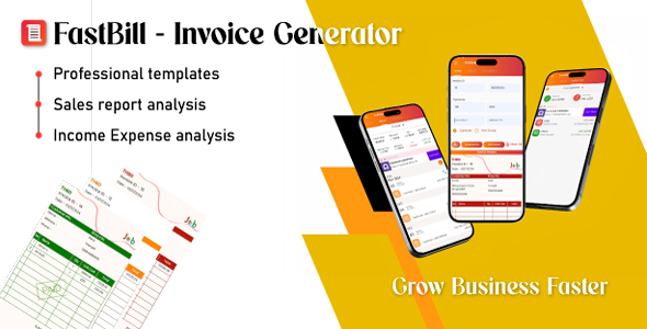 Quick Invoice Generator - Billing Manager, Simple Invoice Generator