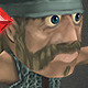 Low Poly Human Archer - 3DOcean Item for Sale