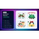 Christmas Stickers - VideoHive Item for Sale