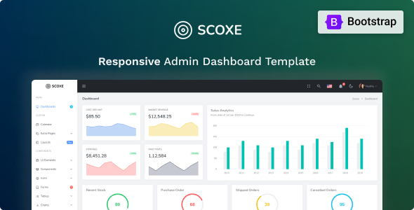 Scoxe - Admin & Dashboard Template