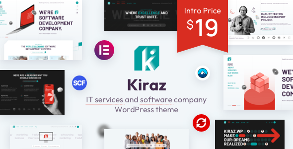 Kiraz – IT services and software WordPress theme – 0 Sold!