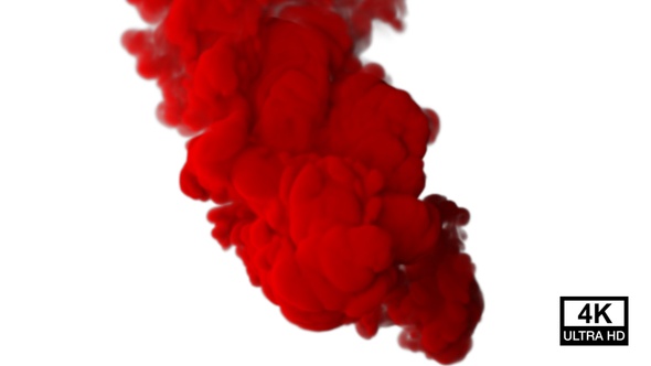 Red Smoke Flow 4K