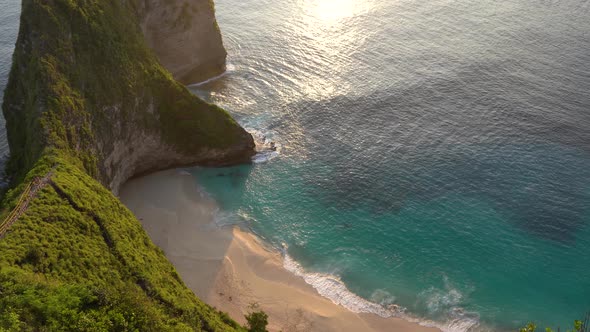 Kelingking beach in Nusa Penida island, Bali, Indonesia