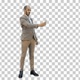 Young man in suit taking selfies on the phone, Alpha Channel - VideoHive Item for Sale