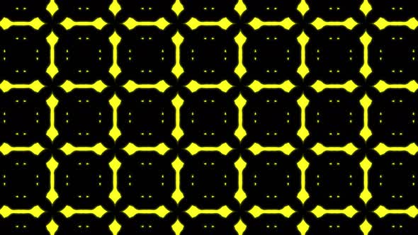 Abstract yellow geometric seamless pattern background