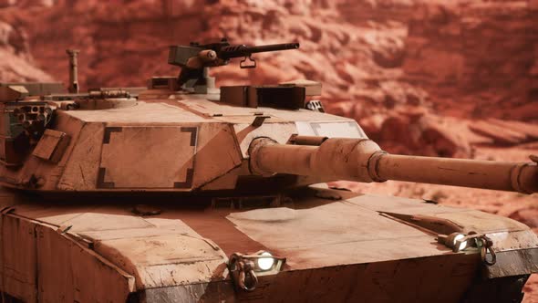 American Tank Abrams in Afghanistan