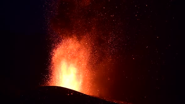 Volcanic eruption in La Palma Canary Islands 2021