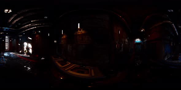 VR360 View of Abandoned Public Toilet alt