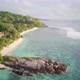 Beach at Seychelles aerial view - VideoHive Item for Sale