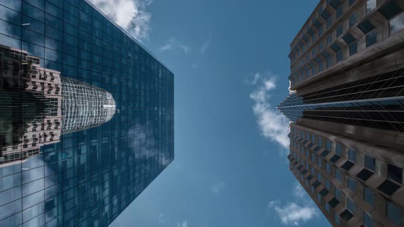 Skyscrapers In The Finance City Center