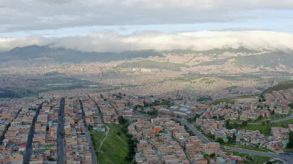 Aerial View Bogota Colombia