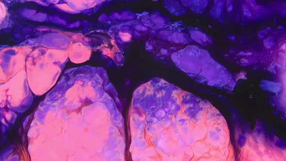 Psychedelic Color Spreading Paint Swirling And Explosion alt