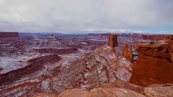 Cloud Time Lapse Canyons Utah Landscape