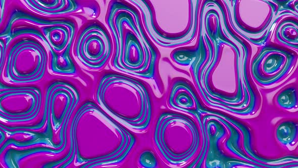 Abstract Wavy Dynamic Surface