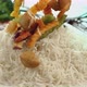 Falling Pickle on plate with rice slow motion - VideoHive Item for Sale