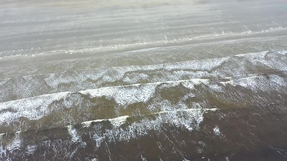 Flying Above Rossnowlagh Beach in County Donegal Ireland