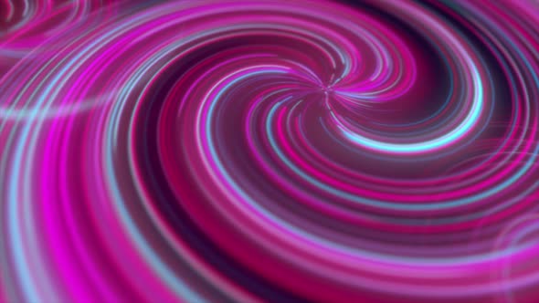Spiral Neon Lights Animation Background V10