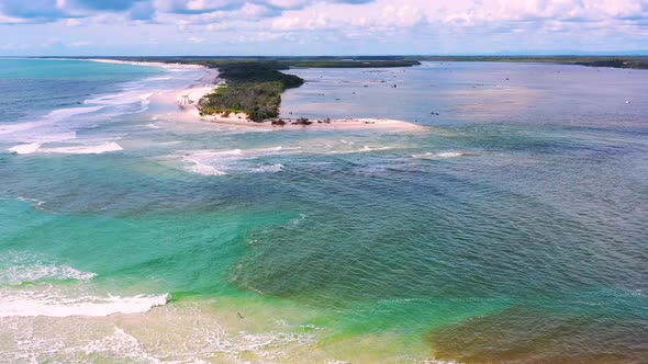 Aerial view of Maroochydore Beach, Queensland, Australia. alt