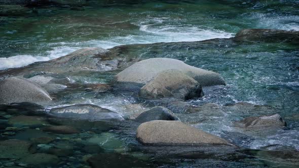 Wide Mountain River