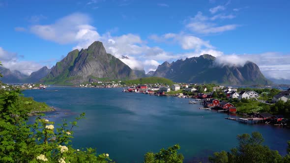 Panorama Lofoten Archipelago Islands